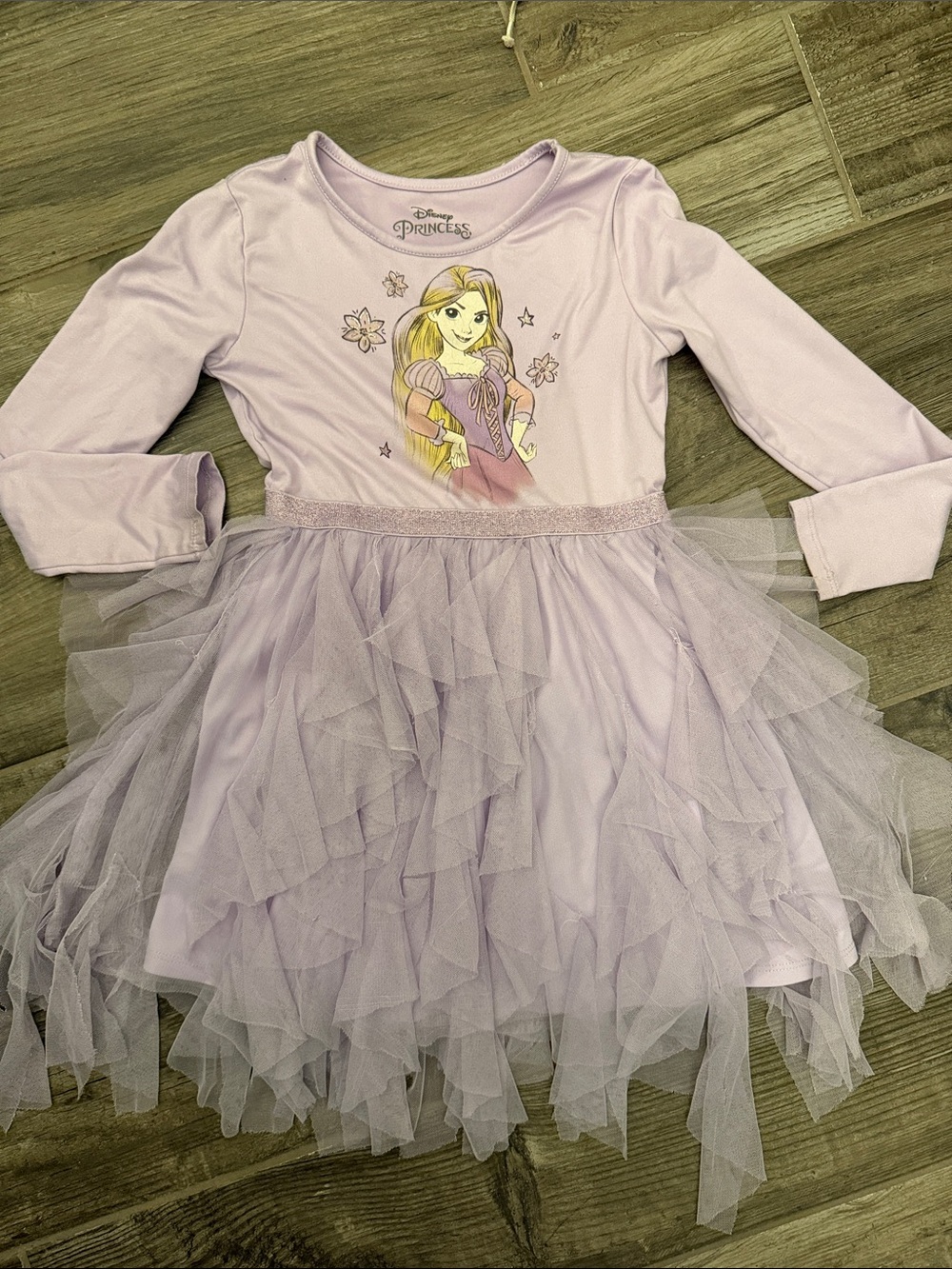 Disney Princess Light Purple Rapunzel Tulle Ruffle Dress